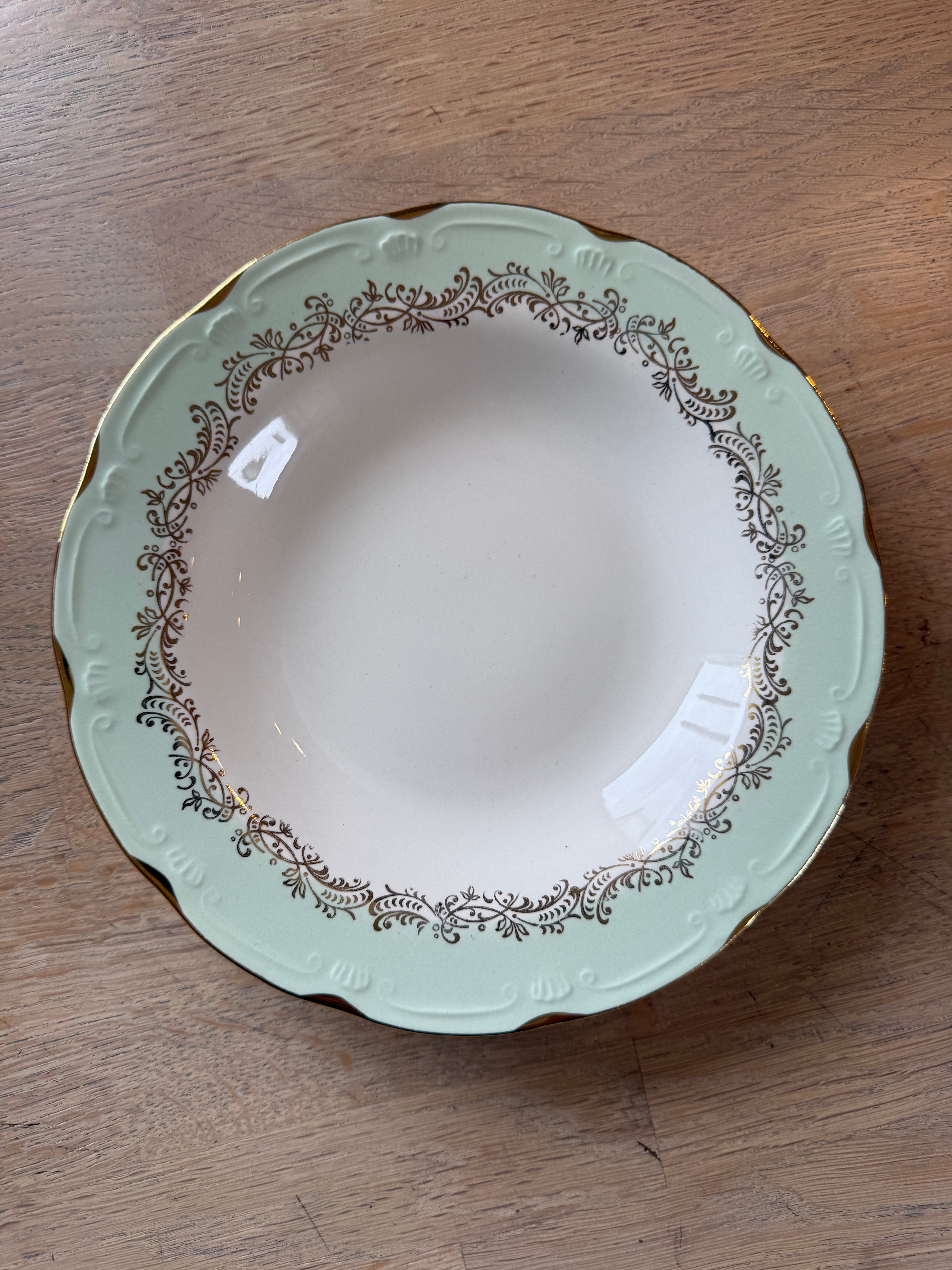 Figgjo Grønn Marie Dyp Desserttallerken 20,5cm