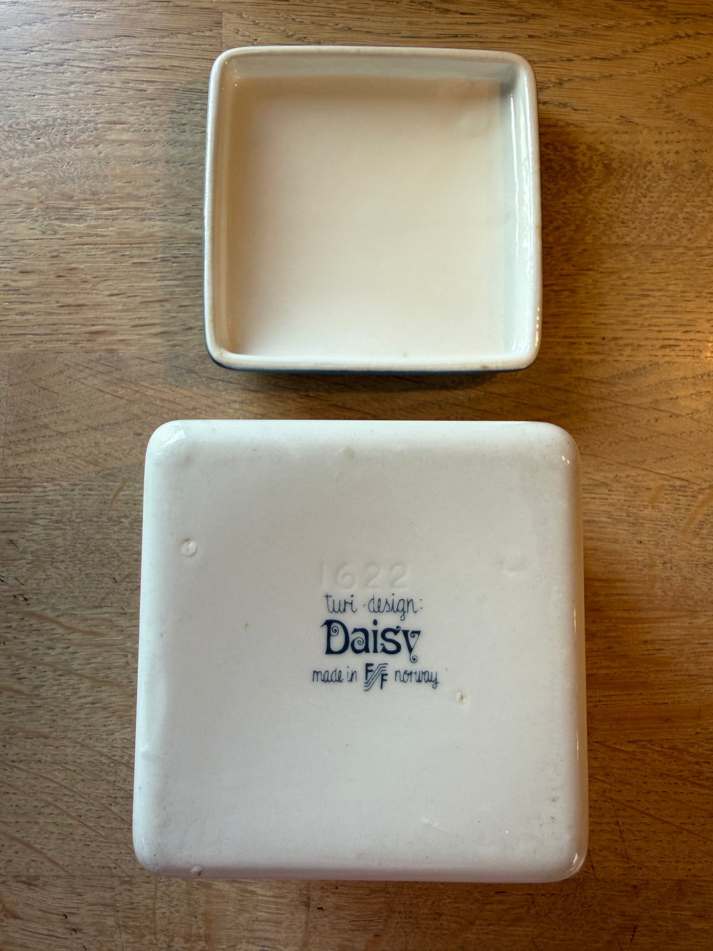 Figgjo Daisy Smørboks - vintage Turi design